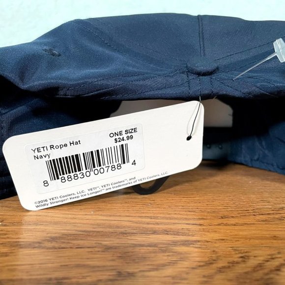 New With Tags! Yeti Coolers Rope Hat - Navy - Picture 5 of 7